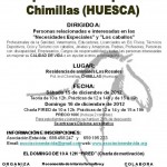Cartel Jornadas Equitación terapéutica. Chimillas