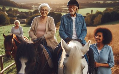 Terapia con caballos para personas mayores